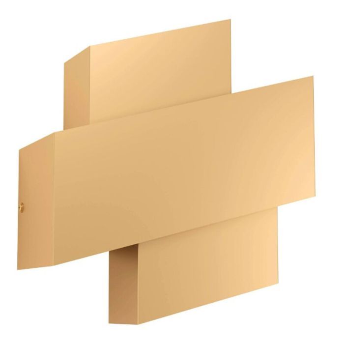 Gouden design wandlamp aluminium, Kylie