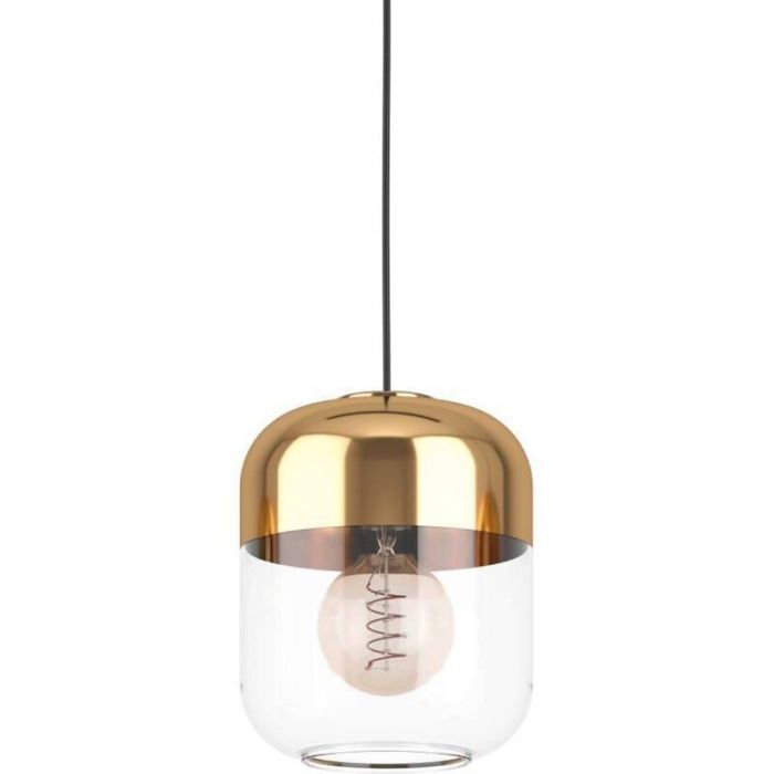 Gouden design hanglamp glas, Jeanny