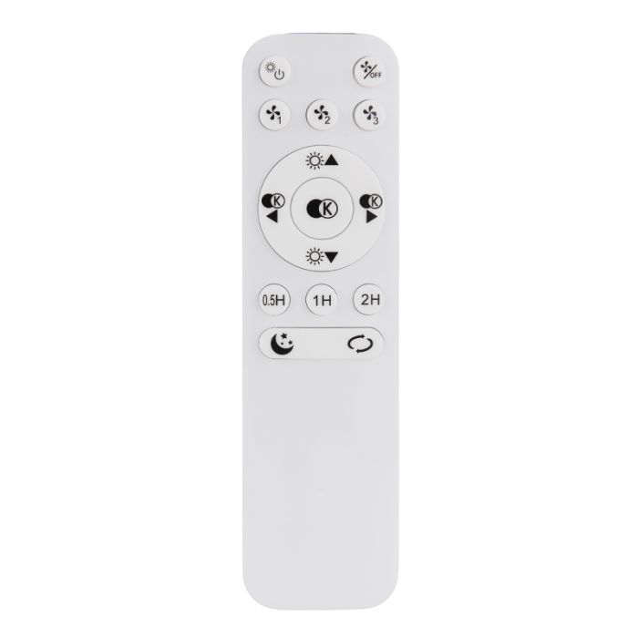 Zwarte design plafondventilator aluminium, Kamiel, 40W, warm tot koud wit verstelbare LED, met afstandsbediening