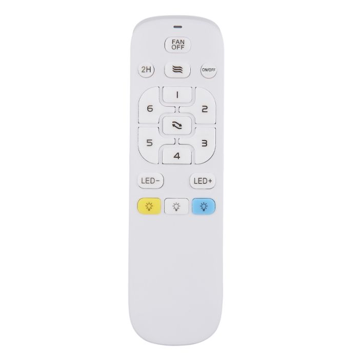 Zwarte design plafondventilator metaal, Lejla, 29W, warm tot koud wit verstelbare LED, met afstandsbediening
