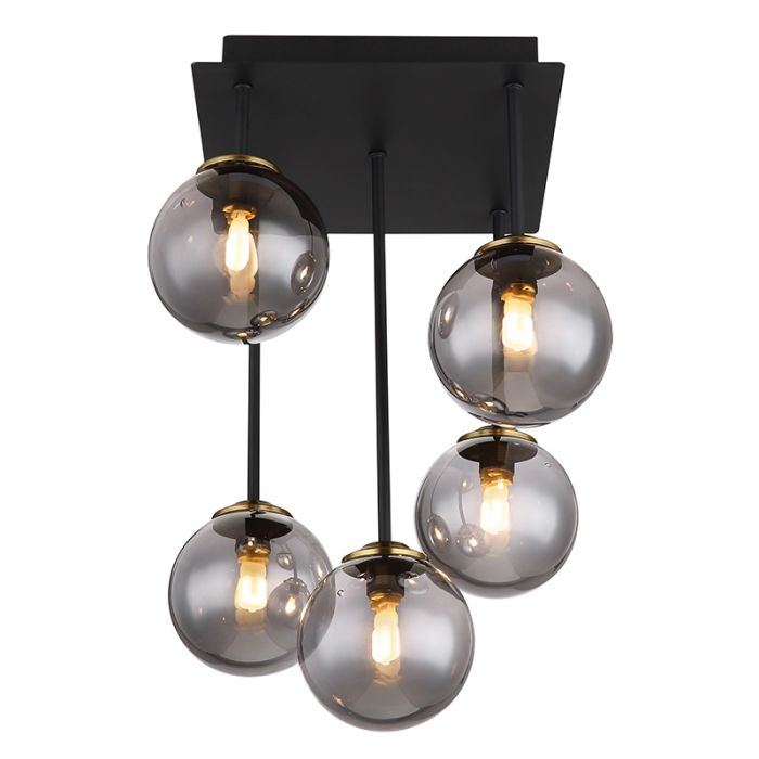 Design plafondlamp rookglas, Ouahiba
