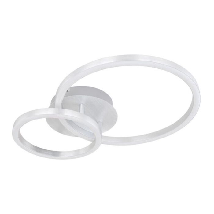 Witte plafonnière Palica, metaal, modern, geïntegreerd LED