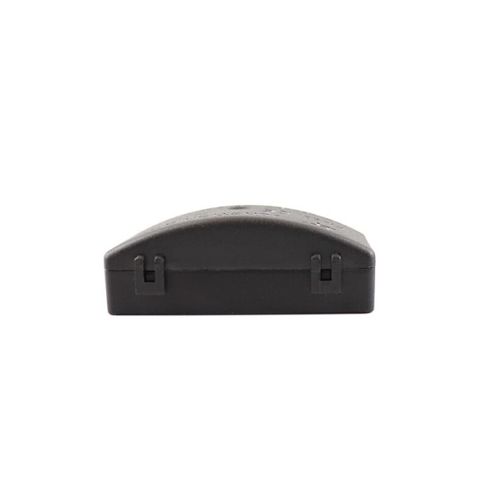Zwarte kabelkoppeling IP20 maximaal 3 x 2,5mm