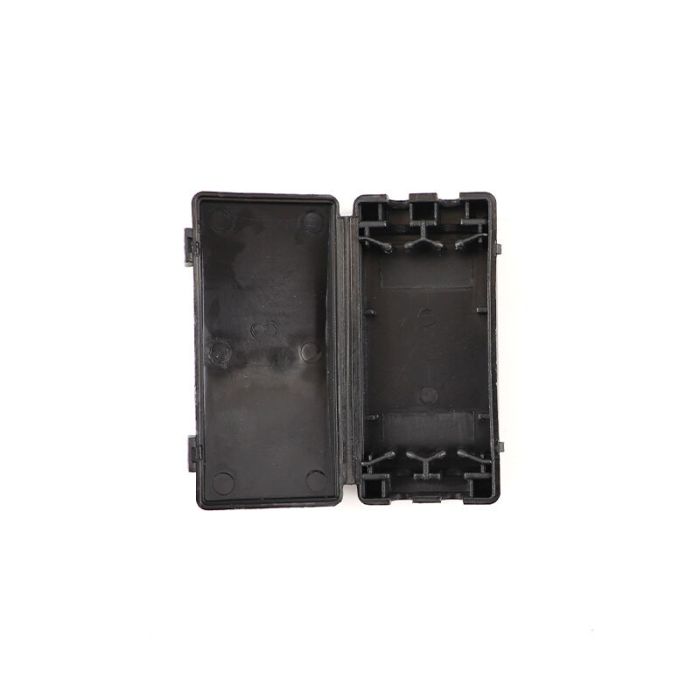 Zwarte kabelkoppeling IP20 maximaal 3 x 2,5mm