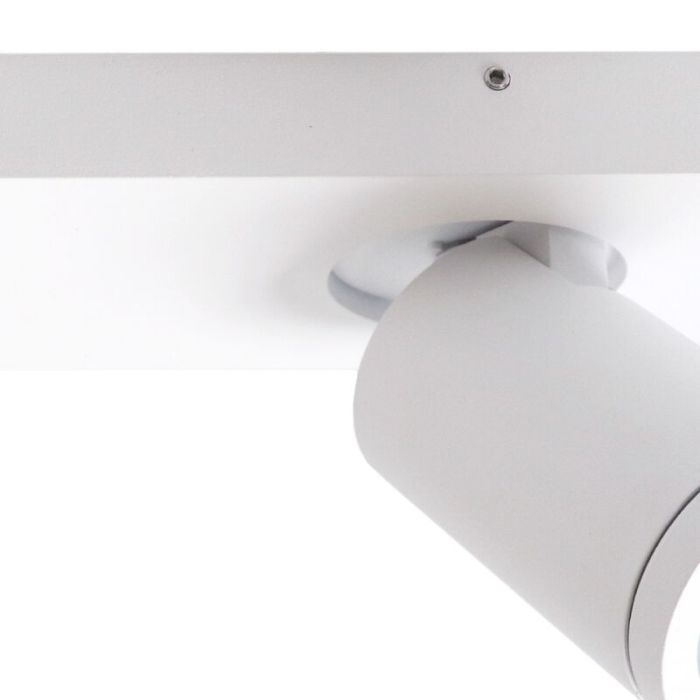 Witte badkamer plafondspot Kenan, 2L, IP44
