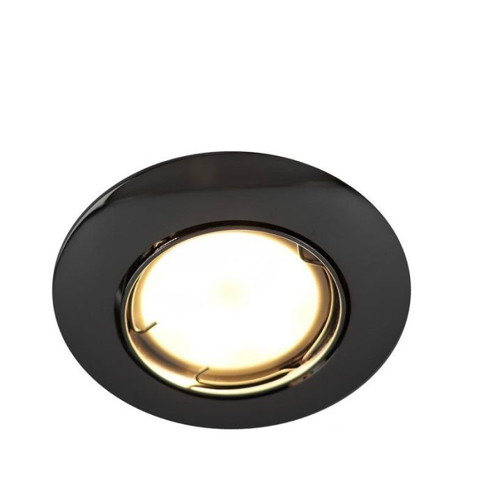Chroom kantelbare inbouwspot Rudo, kantelbaar