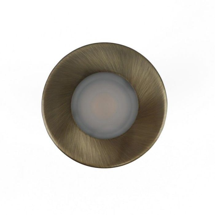 Ronde inbouwspot Mela, badkamer, brons