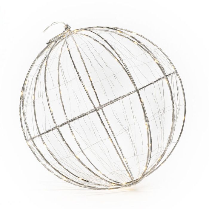 LED 30 cm Kerstverlichting bol, warm wit