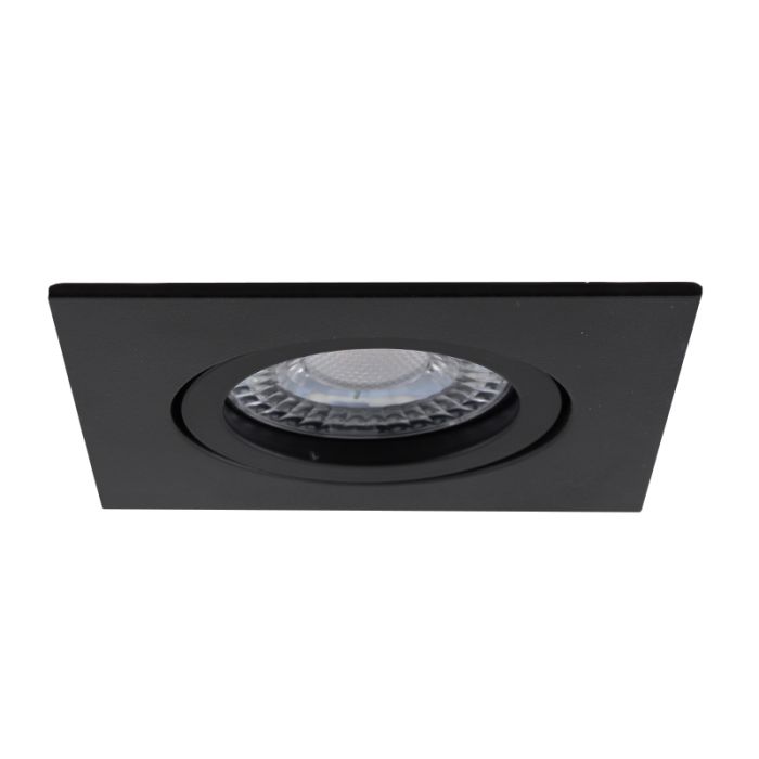 Aluminium inbouwspot zwart, Abbigail