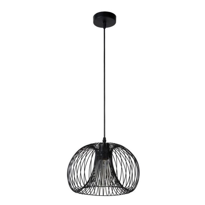 Zwarte Vinti hanglamp, modern