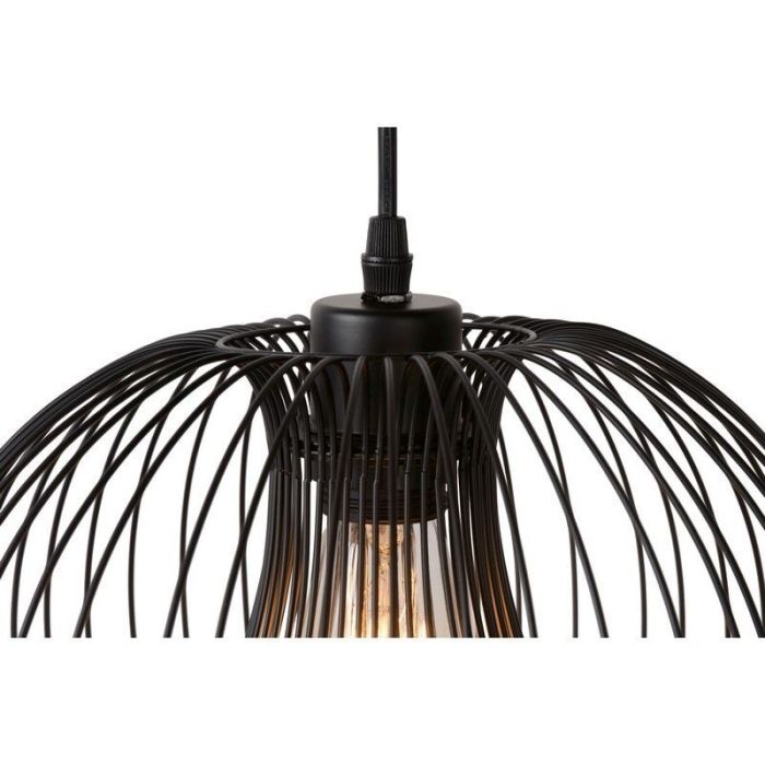 Zwarte Vinti hanglamp, modern