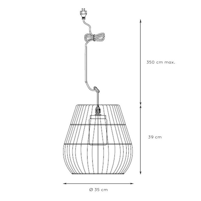 Zwarte buitenlamp landelijk, Nerida, IP44
