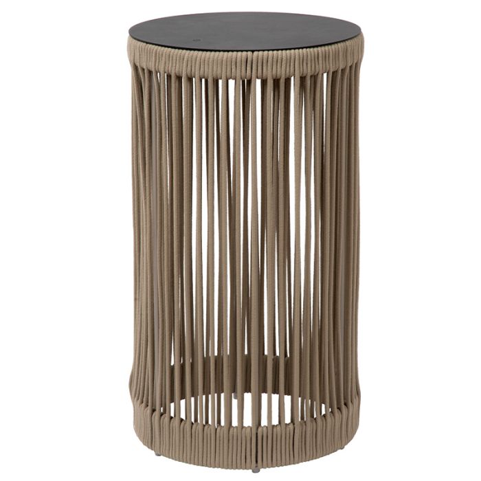 Taupe oplaadbare vloerlamp modern, Pingi, 3W, 3000K LED, IP44, 3-staps dimbaar