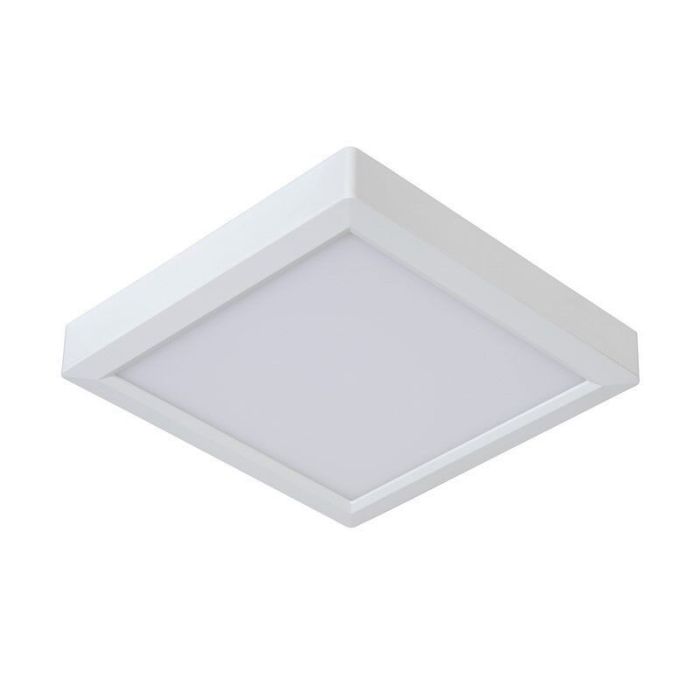 Witte plafonnière modern, Tendo, 18W, 3000K LED