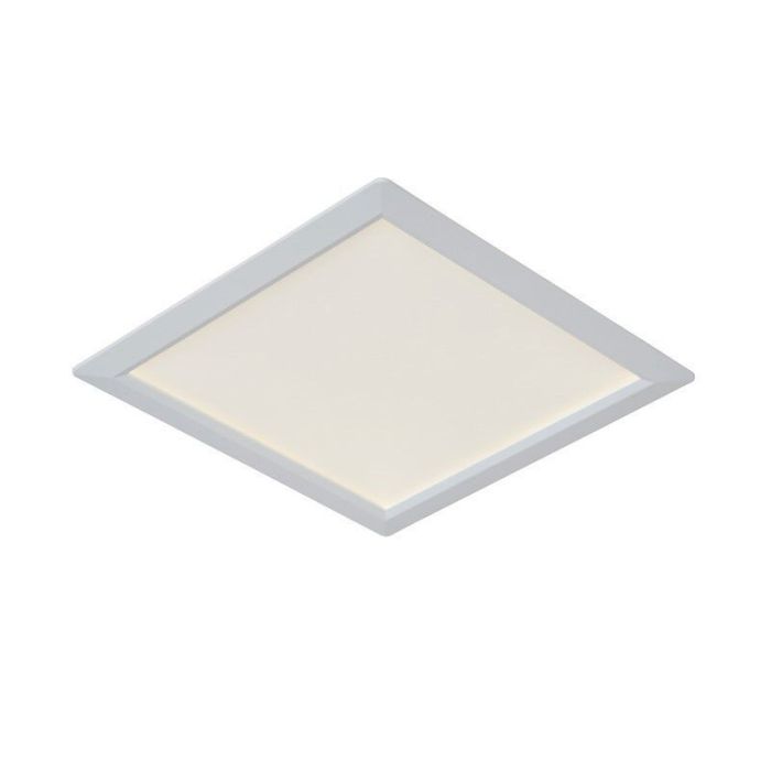 Witte plafonnière modern, Tendo, 18W, 3000K LED