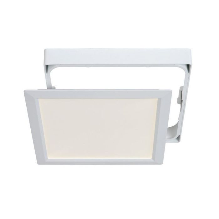 Witte plafonnière modern, Tendo, 18W, 3000K LED