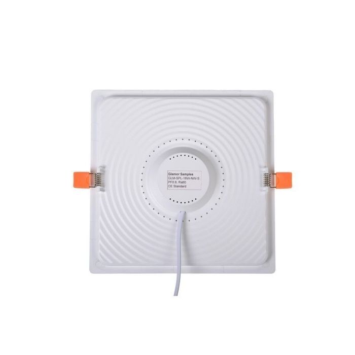 Witte plafonnière modern, Tendo, 18W, 3000K LED