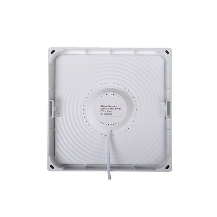 Witte plafonnière modern, Tendo, 18W, 3000K LED