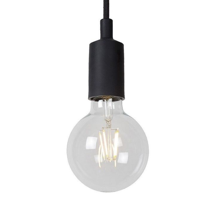 Zwarte hanglamp Fix, Siliconen