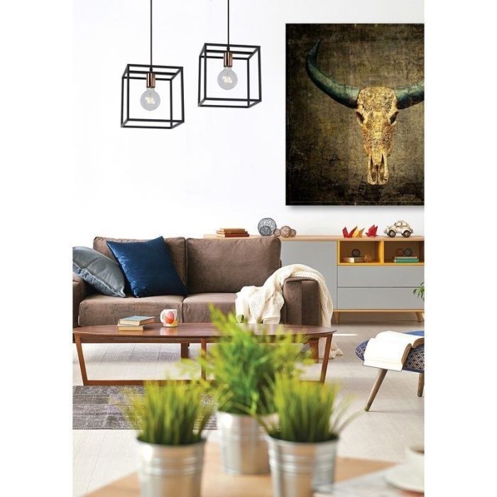 Zwarte hanglamp Arthur, Metaal