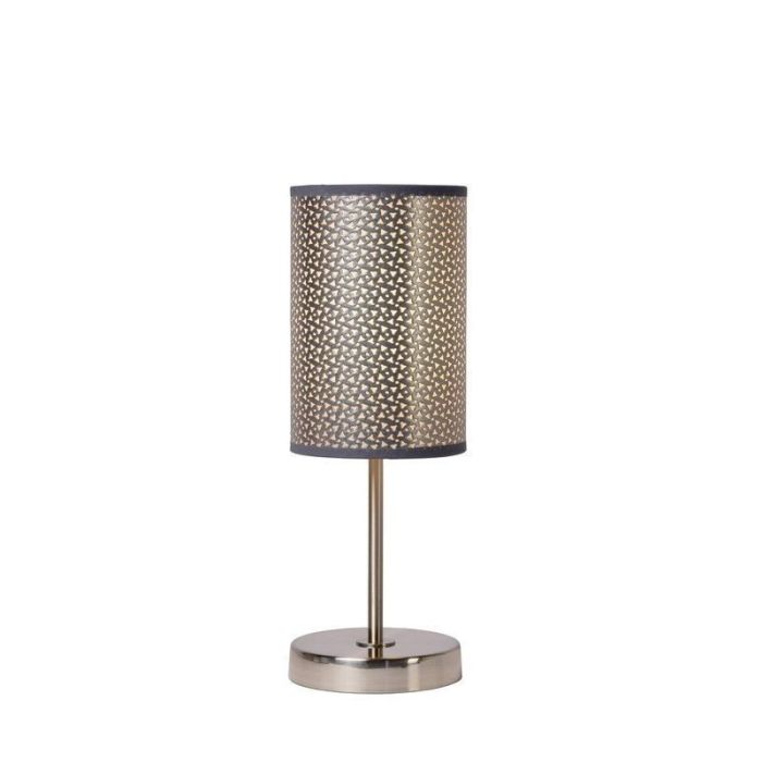 Moda 02 tafellamp zilver - Motief op kap