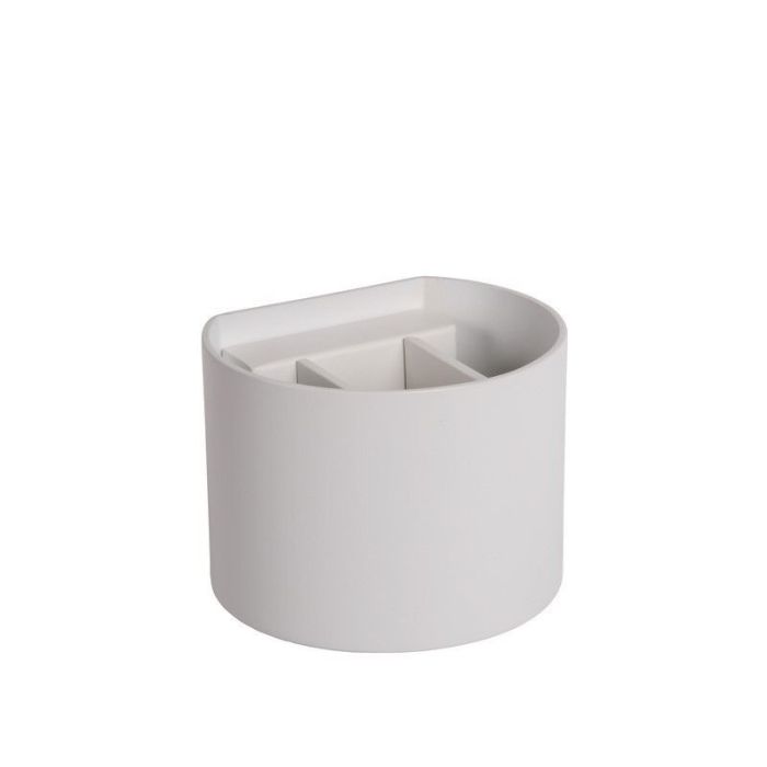 Witte wandlamp Xio, Aluminium