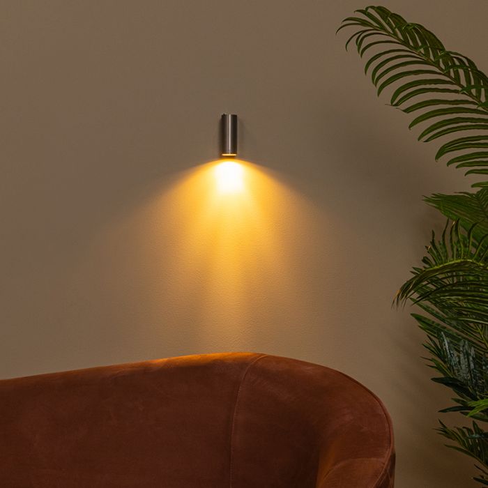 Roestkleurige wandspot modern, Dupla