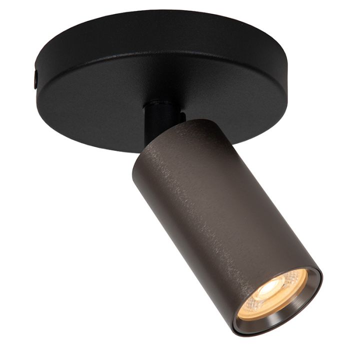 Bruine plafondspot modern, Ritmo
