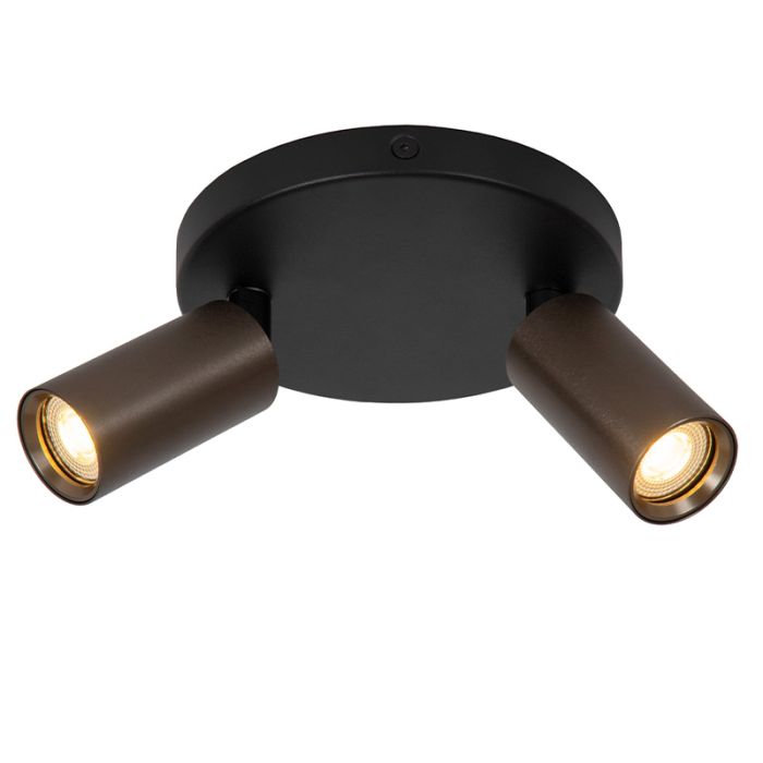 Bruine plafondspot modern, Ritmo