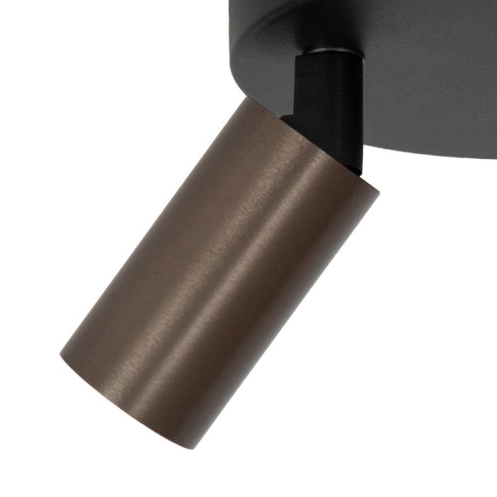 Bruine plafondspot modern, Ritmo
