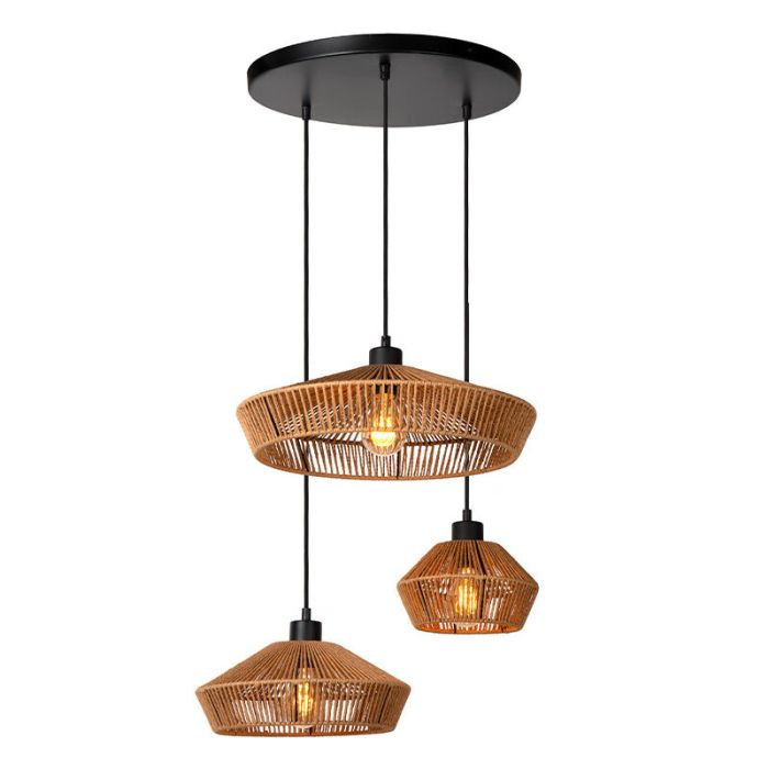 Rotan hanglamp hout, Yunkai