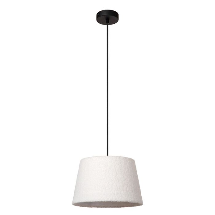 Beige hanglamp vintage, Woolly
