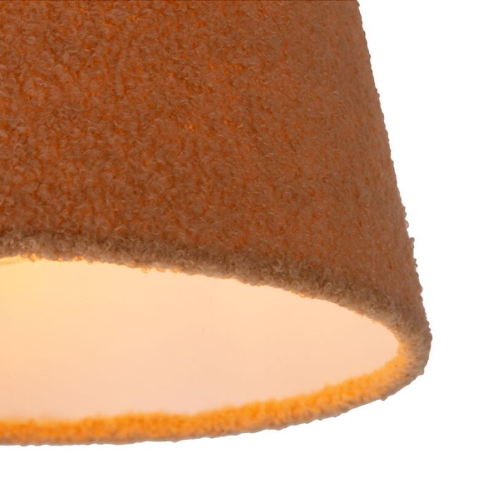 Gele hanglamp vintage, Woolly