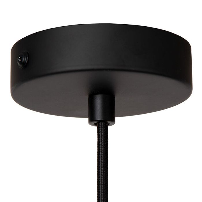 Gele hanglamp vintage, Woolly