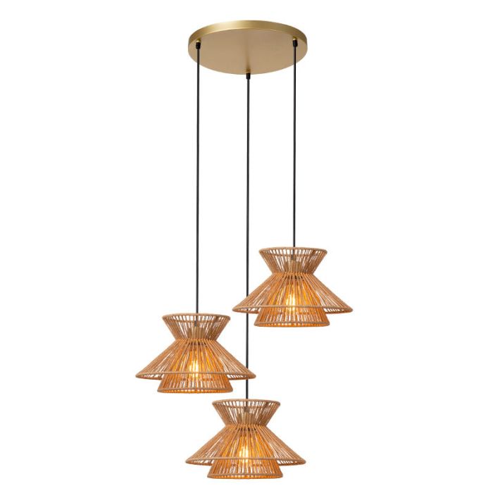 Rotan hanglamp bruin, Tasman
