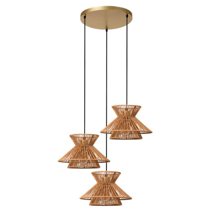Rotan hanglamp bruin, Tasman