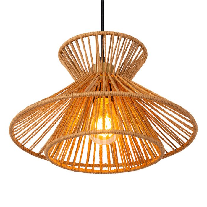 Rotan hanglamp bruin, Tasman
