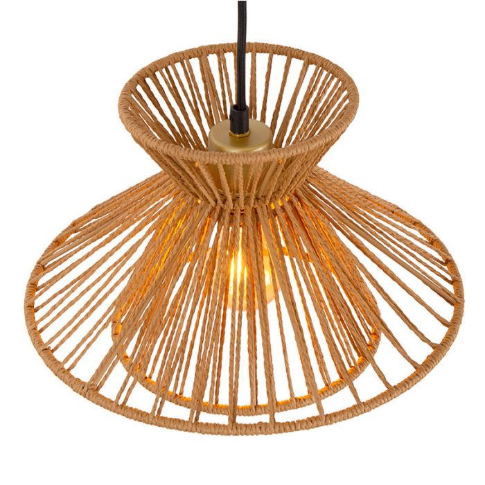 Rotan hanglamp bruin, Tasman