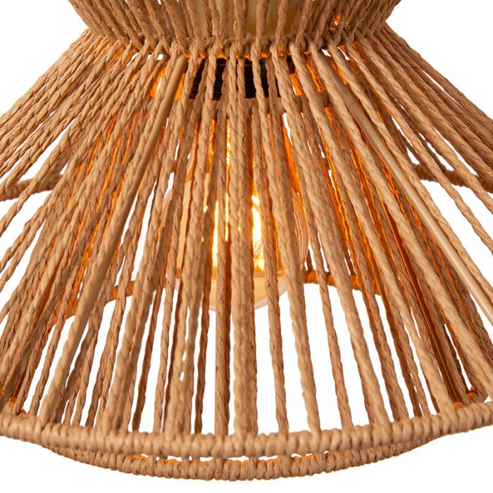 Rotan hanglamp bruin, Tasman