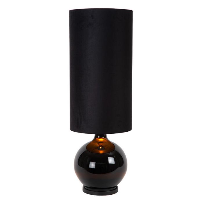 Zwarte vloerlamp retro, Esterad, met schakelaar