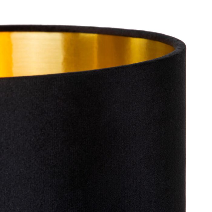 Zwarte vloerlamp retro, Esterad, met schakelaar
