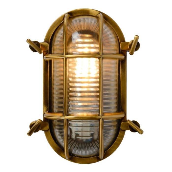 Gouden buitenlamp Dudley, aluminium, IP65