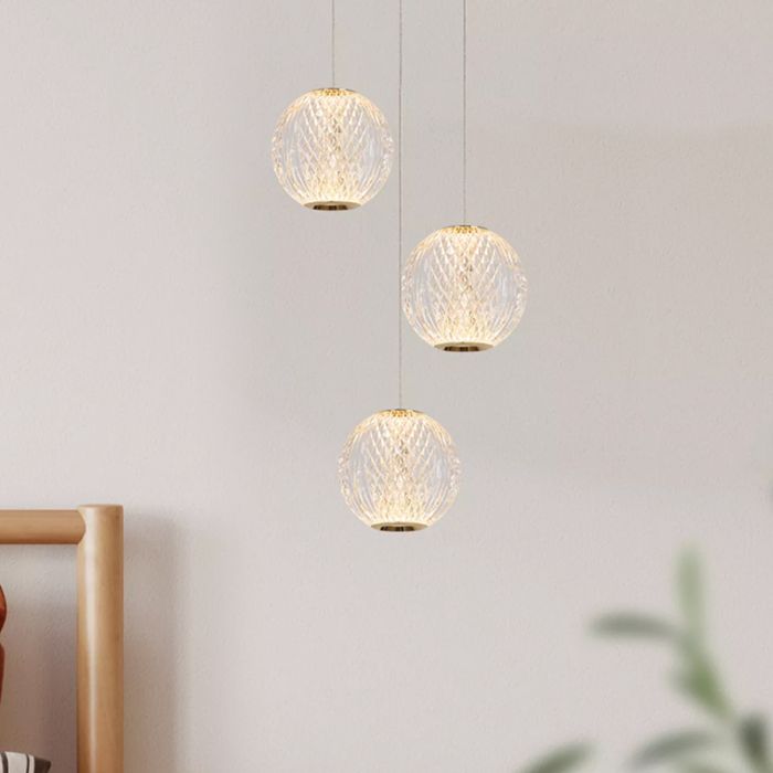 Gouden hanglamp design, Cintra, 4,7W, 2700K LED