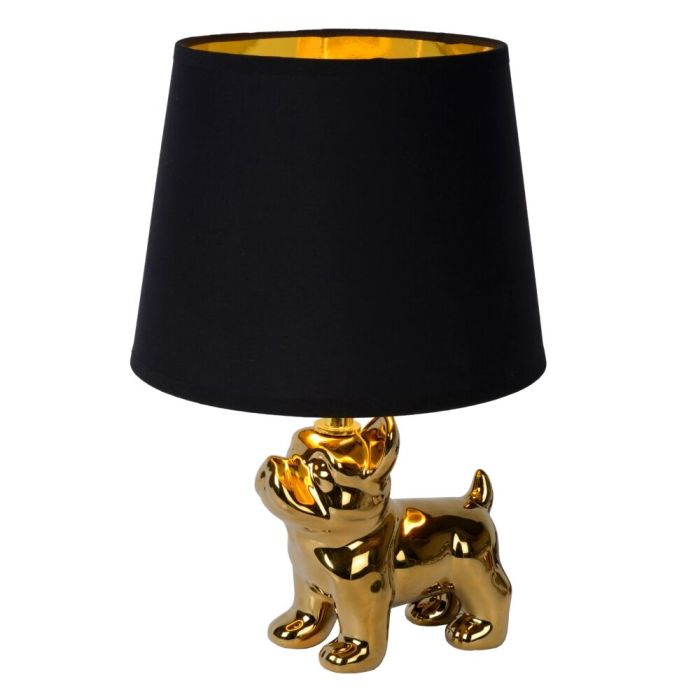 Gouden tafellamp Extravaganza Sir Winston, steen