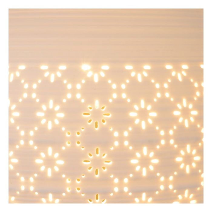 Witte tafellamp Tiesse, steen