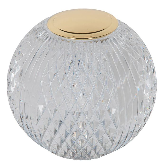 Transparante tafellamp modern, Cintra, 1,5W, 2700K LED, 3-staps dimbaar