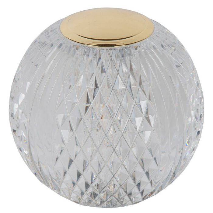 Transparante tafellamp modern, Cintra, 2W, 2700K LED, 3-staps dimbaar
