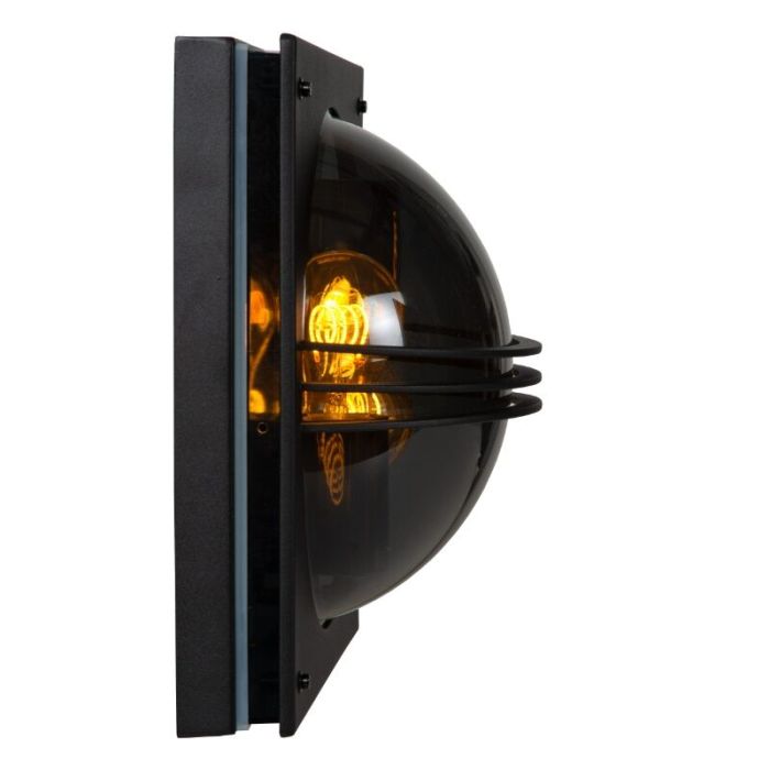 Zwarte buitenlamp modern, Privas, IP44