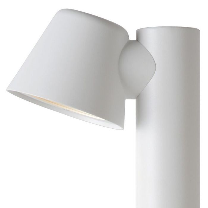 Witte buitenlamp Dingo, aluminium, IP44