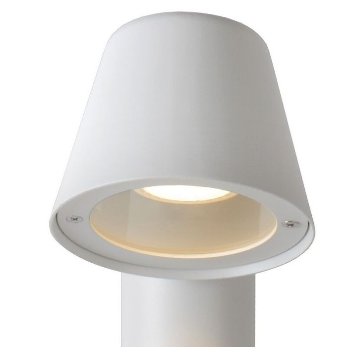Witte buitenlamp Dingo, aluminium, IP44